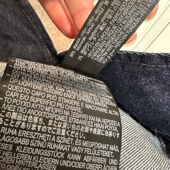 Zara SPLIT DENIM bustier CORSET in rinse - Picture 10 of 12